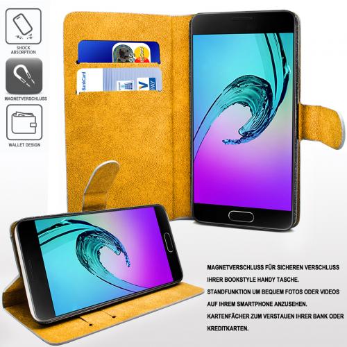 Samsung Galaxy Ace Plus (S7500) Bookstyle Glitzer Handytasche