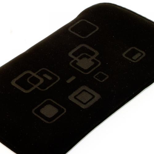 Neopren Soft Case Handytasche HTC Sensation XE Schutzhülle Schwarz 