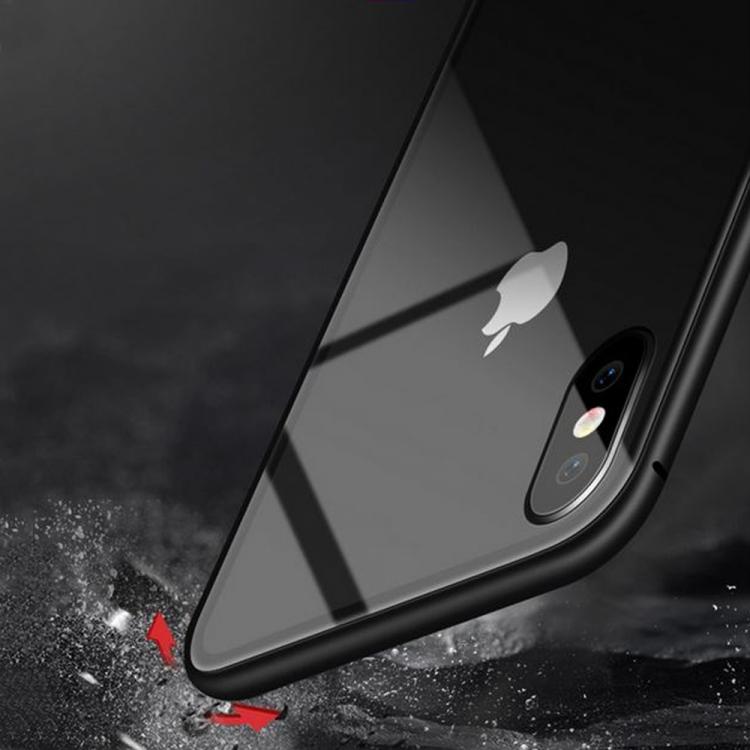 Metall Bumper iPhone SE 2020 Schutz Hülle Glas iPhone 8 7