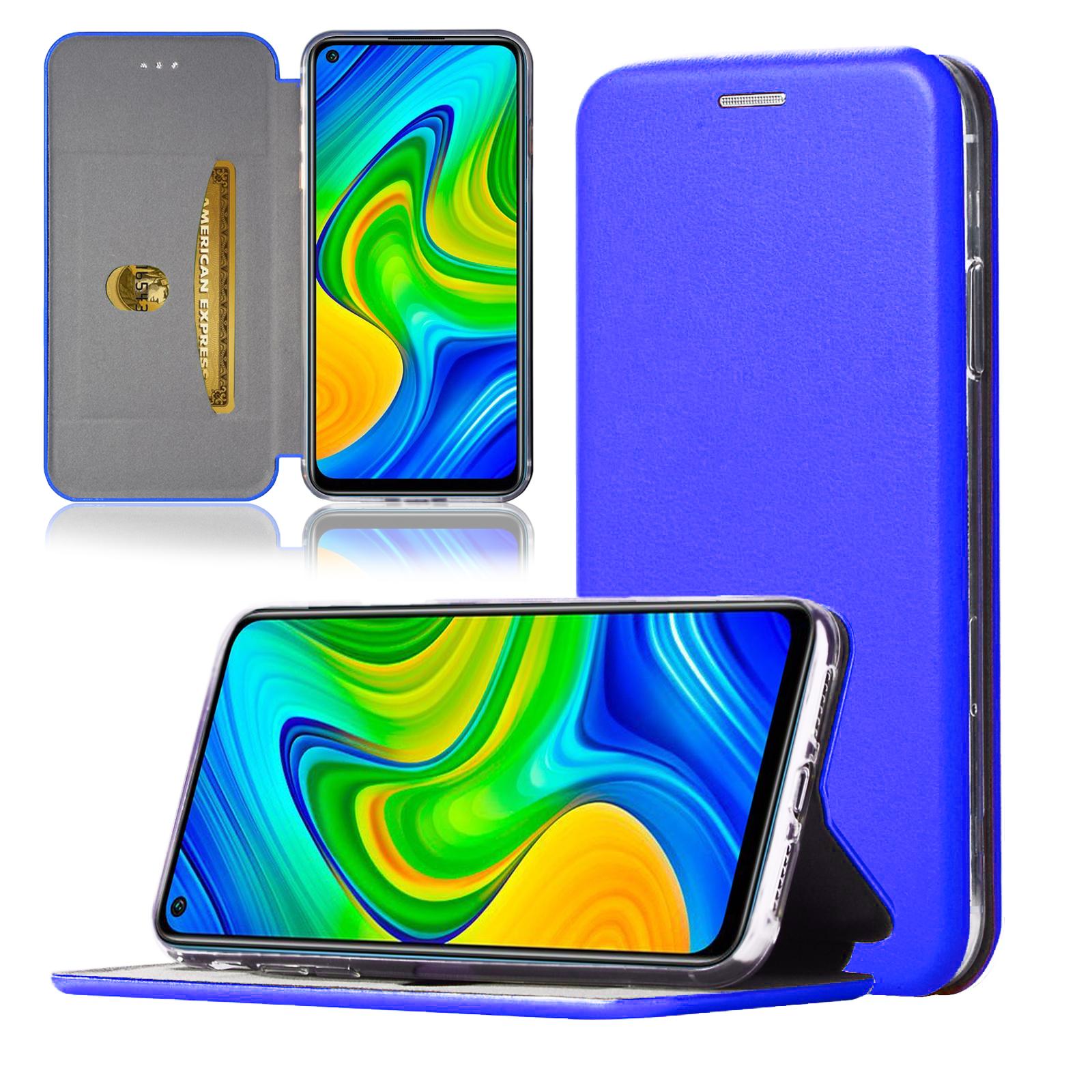 Xiaomi Redmi Note 9. Hardcover Etui Blau